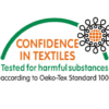 Bildet viser confidence in textiles sin logo.