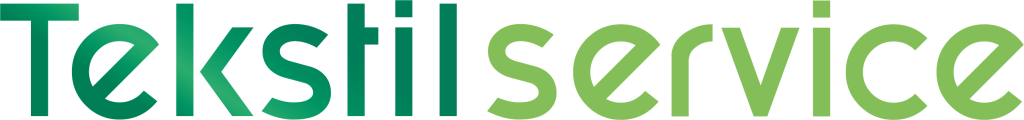 Bildet viser logo med teksten Tekstilservice.